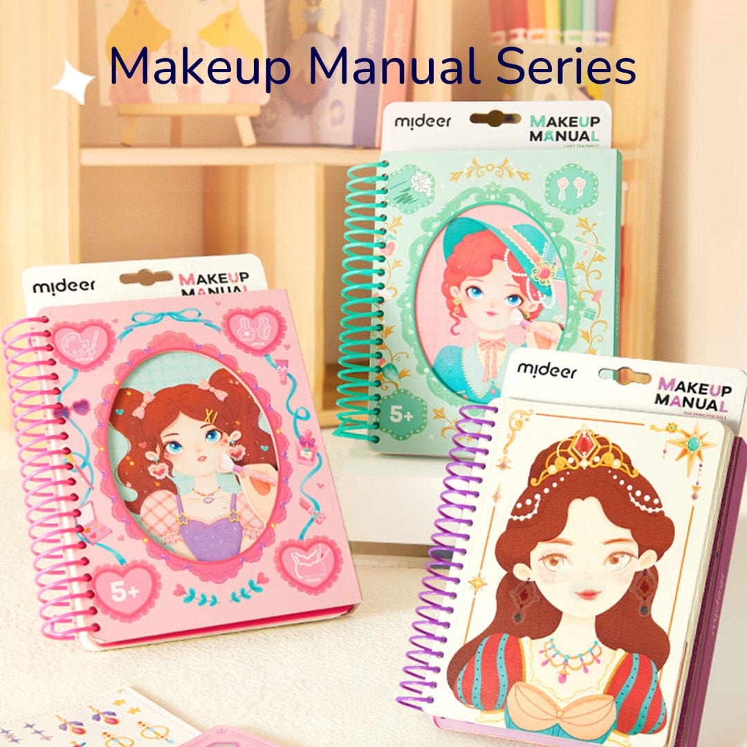 Villem MIDEER DIY tegelusvihik "Make-up book Princess Party" Mideer