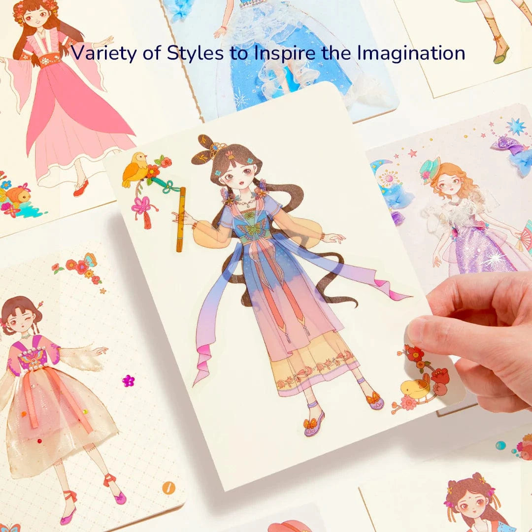 Villem MIDEER DIY tegelusvihik "Royal Vintage Attire" Mideer