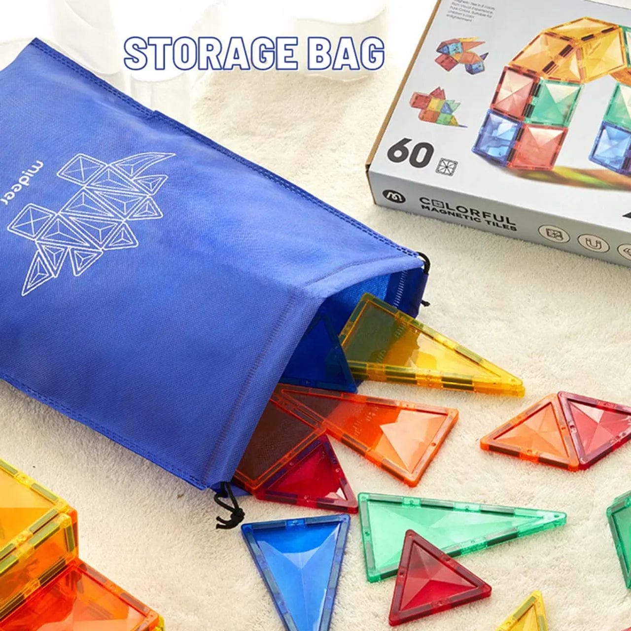 Villem MIDEER magnetklotside komplekt pallirajaga “Trasa” Mideer