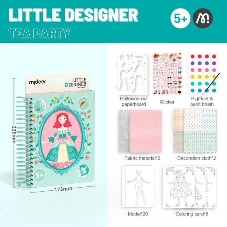 Villem MIDEER tegelusvihik Väike Disainer "Teepidu" Mideer