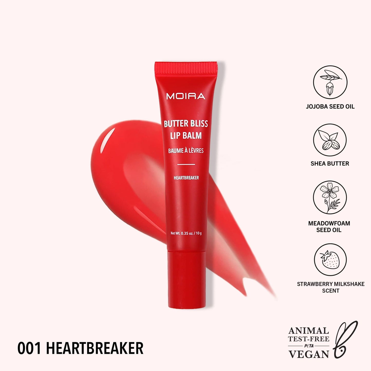 Villem MOIRA Butter Bliss Lip Balm 001 Heartbreaker MOIRA