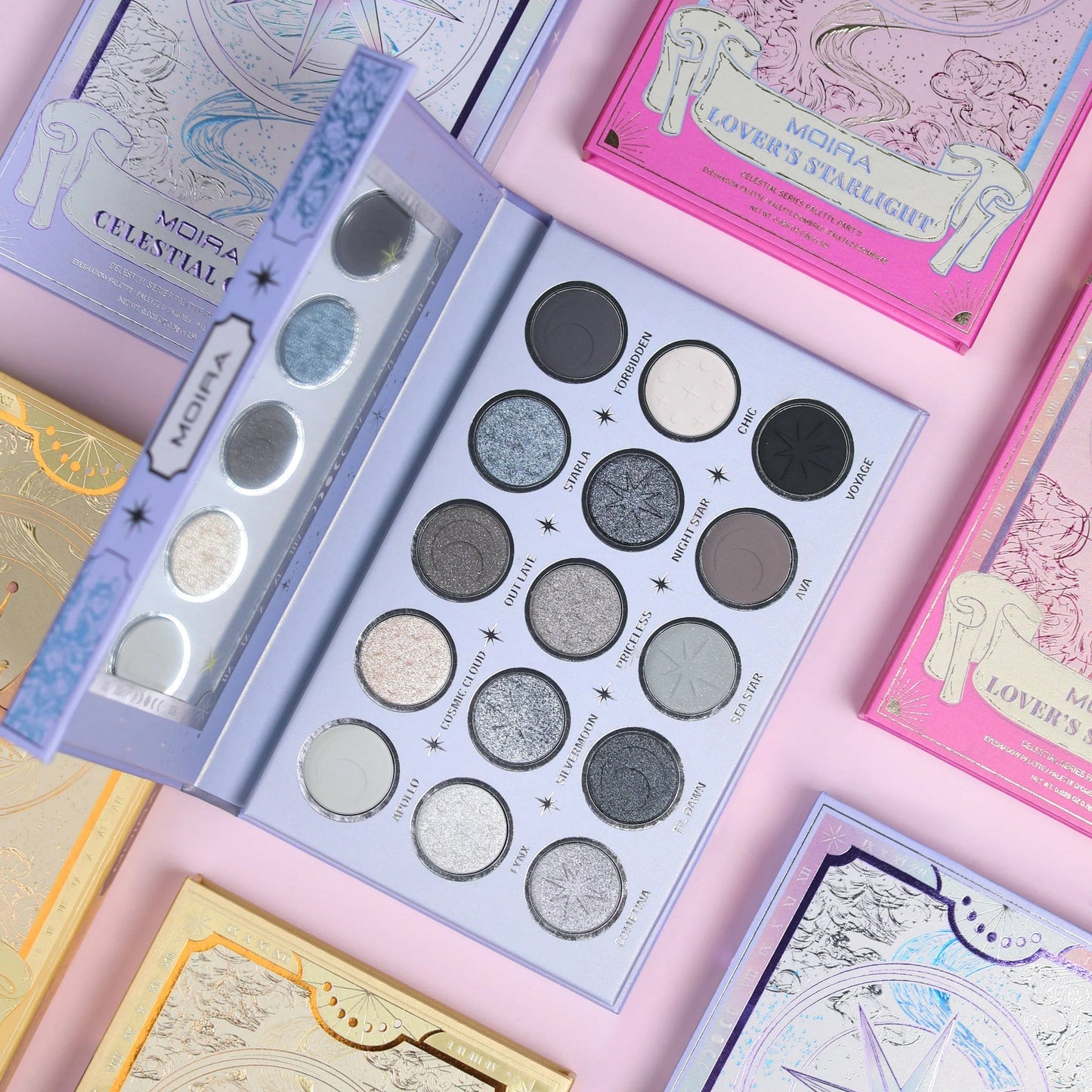 Villem MOIRA Celestial Chic lauvärvipalett MOIRA