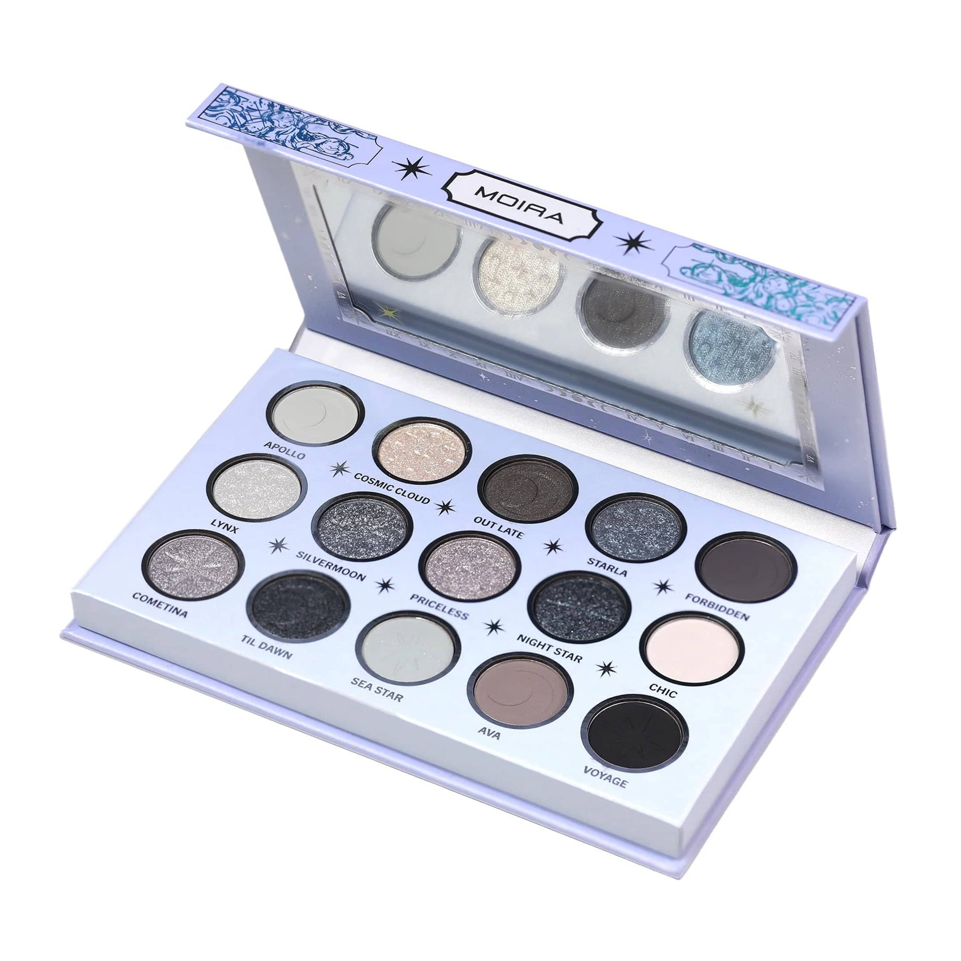 Villem MOIRA Celestial Chic lauvärvipalett MOIRA