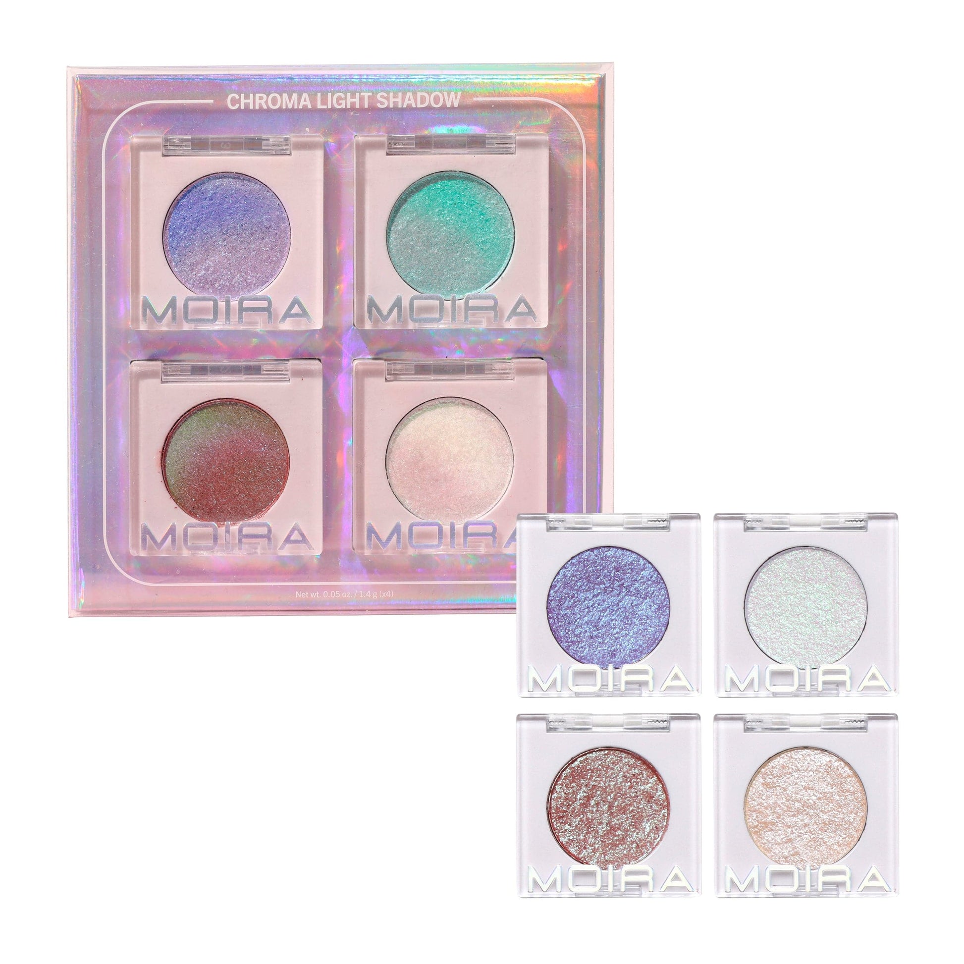 Villem MOIRA Chroma Light Shadows metallic lauvärvide komplekt MOIRA