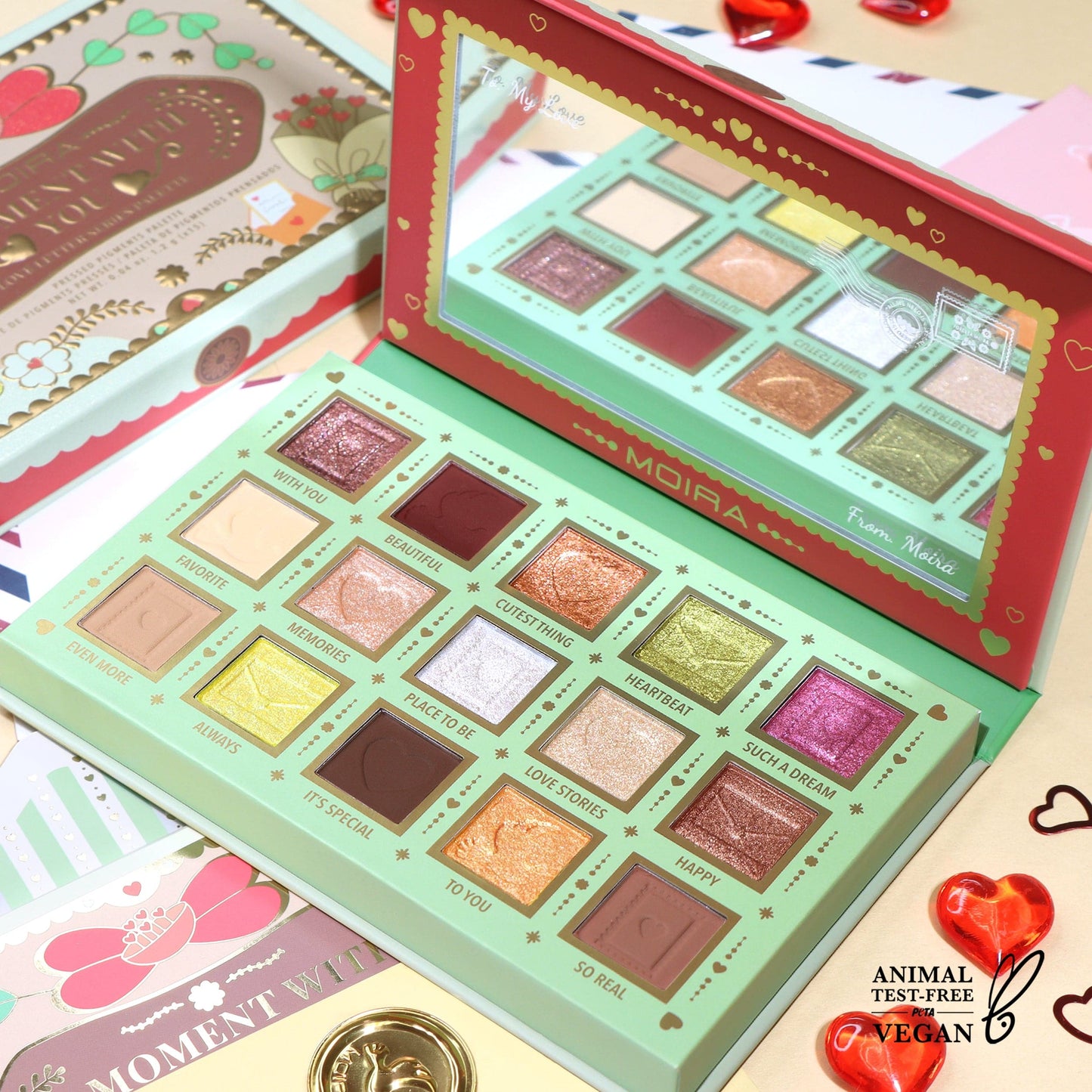 Villem MOIRA Love Letter Series A Moment With You pigmendipalett MOIRA