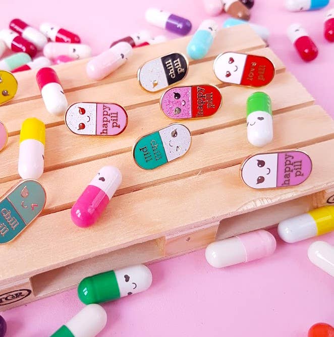 Villem Pin up  märk Chill pill mündiroheline Studio Inktvis