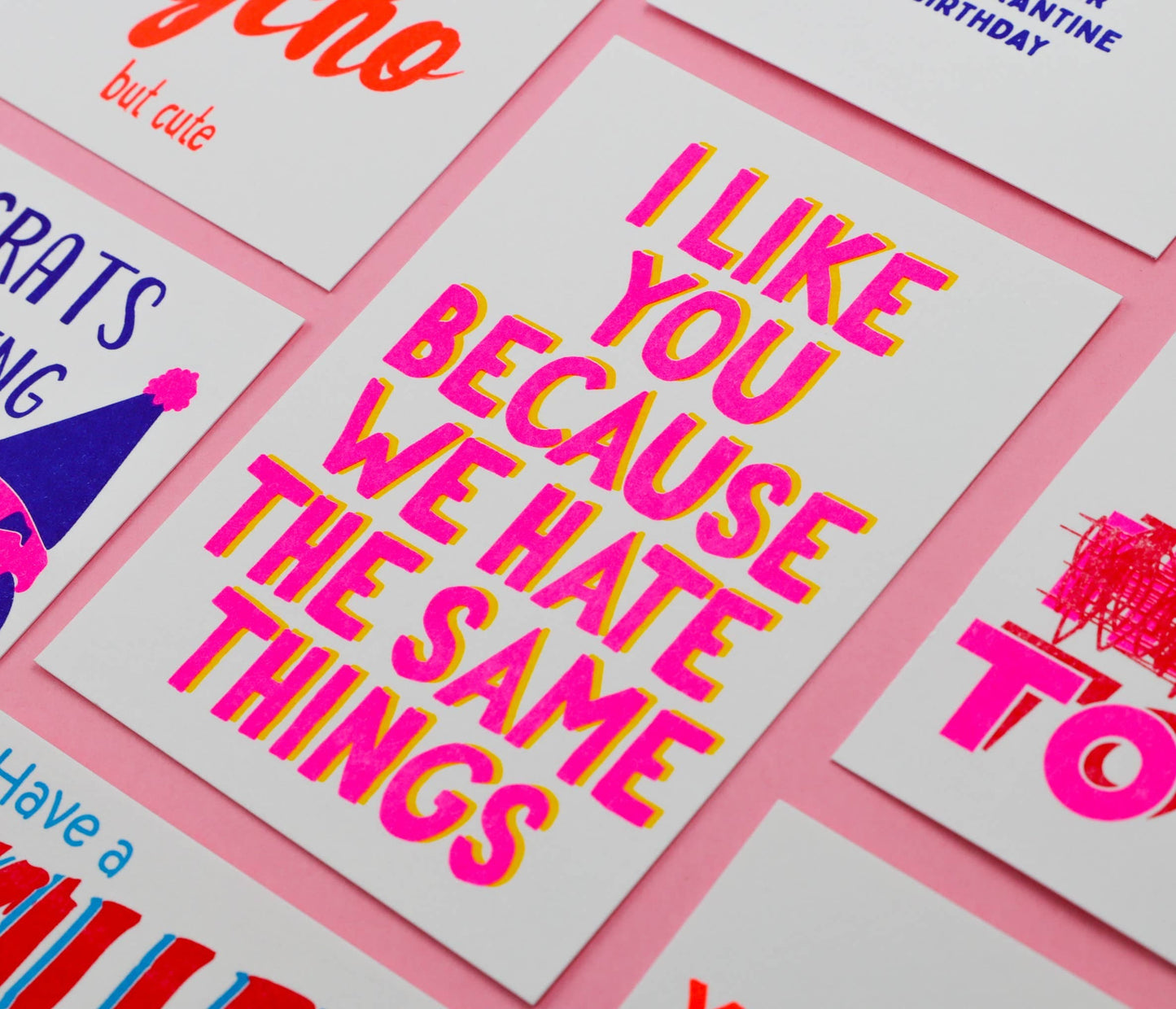 Villem Postkaart – “I Like You Because We Hate the Same Things” Studio Inktvis