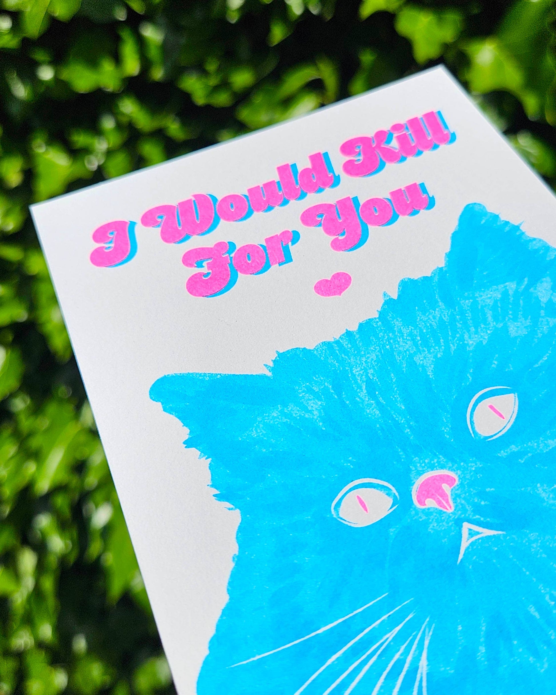 Villem RISO postkaart – “I Would Kill for You Studio Inktvis