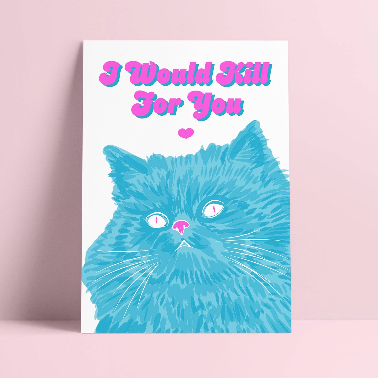 Villem RISO postkaart – “I Would Kill for You Studio Inktvis