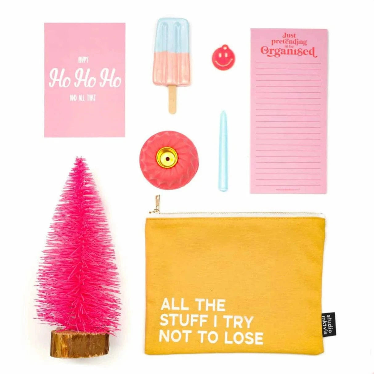 Villem To do list märkmepaber 10×21 cm - “Just Pretending to be Organised” Studio Inktvis