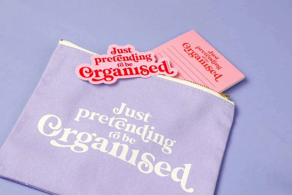 Villem To do list märkmepaber 10×21 cm - “Just Pretending to be Organised” Studio Inktvis