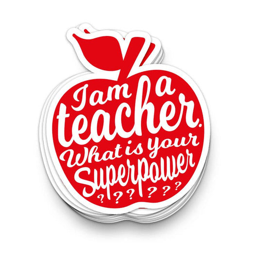 Villem Vinüülkleebis – “I Am a Teacher” Studio Inktvis