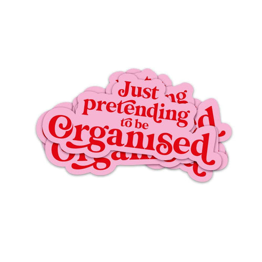 Villem Vinüülkleebis – “Just Pretending to Be Organized” Studio Inktvis