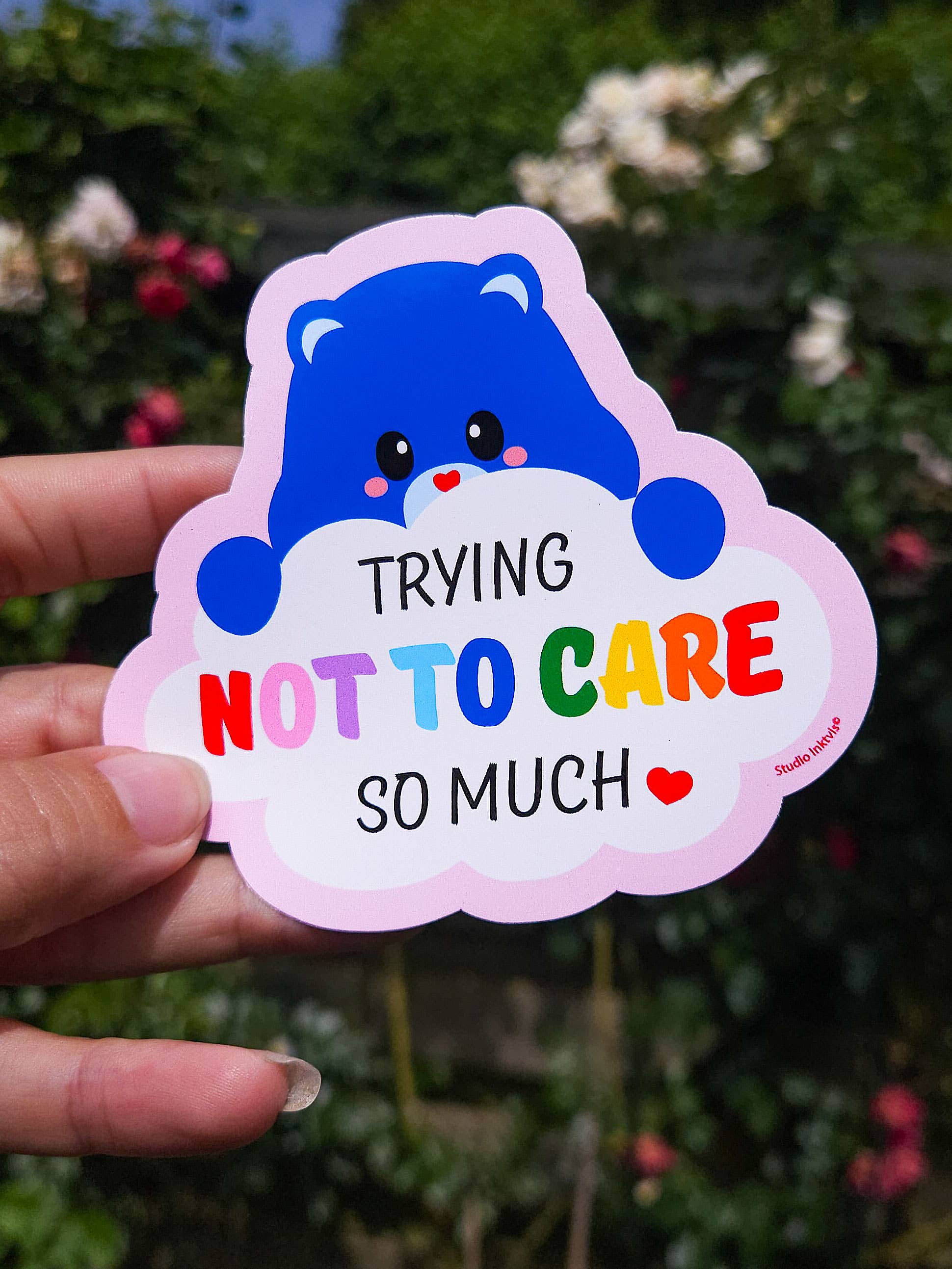 Villem Vinüülkleebis – “Trying Not to Care (mõmmi)” Studio Inktvis