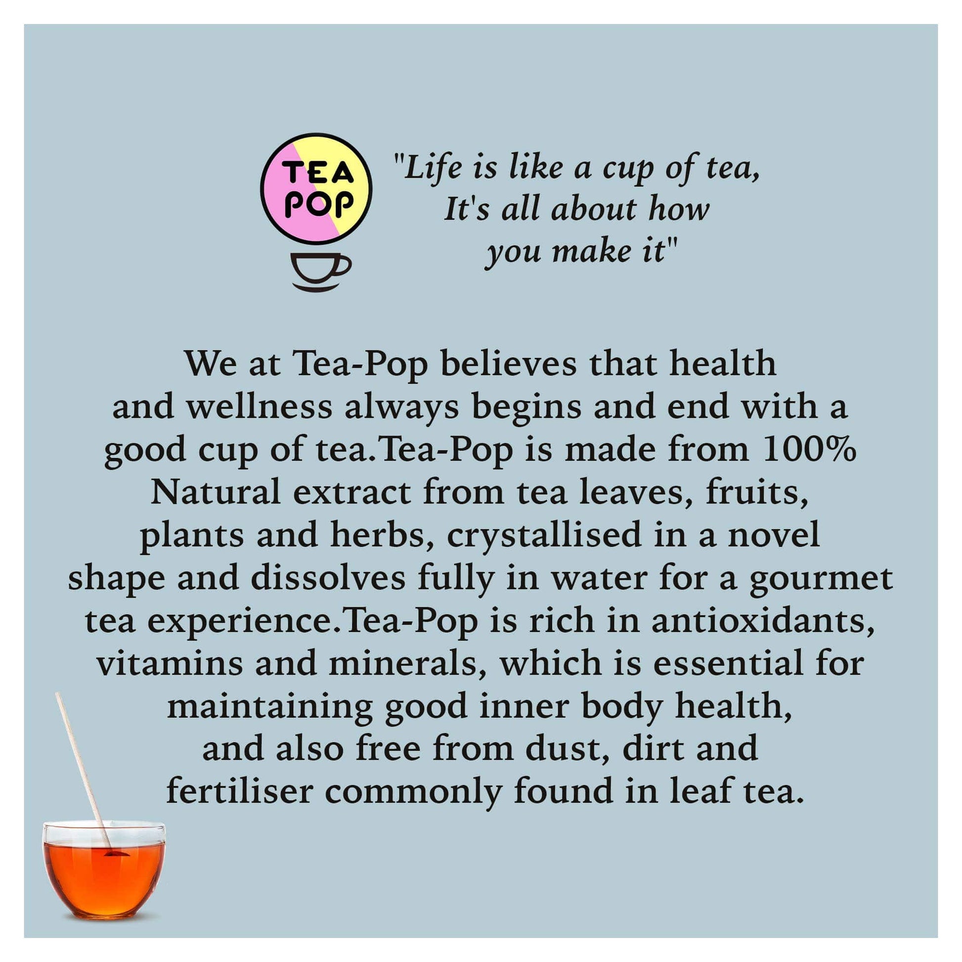 Villem Tea-Pop kinkekomplekt gurmeetee "Winter Warmer” 6 tk TeaPop