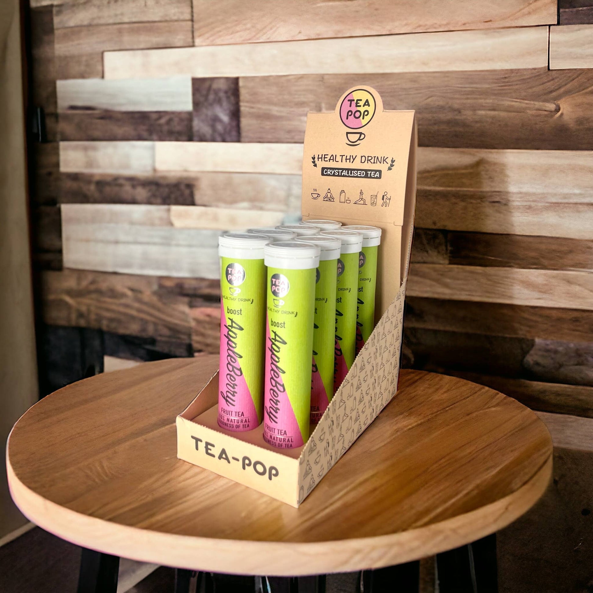 Villem Tea-Pop looduslik gurmeetee Apple-Berry 8 tk TeaPop