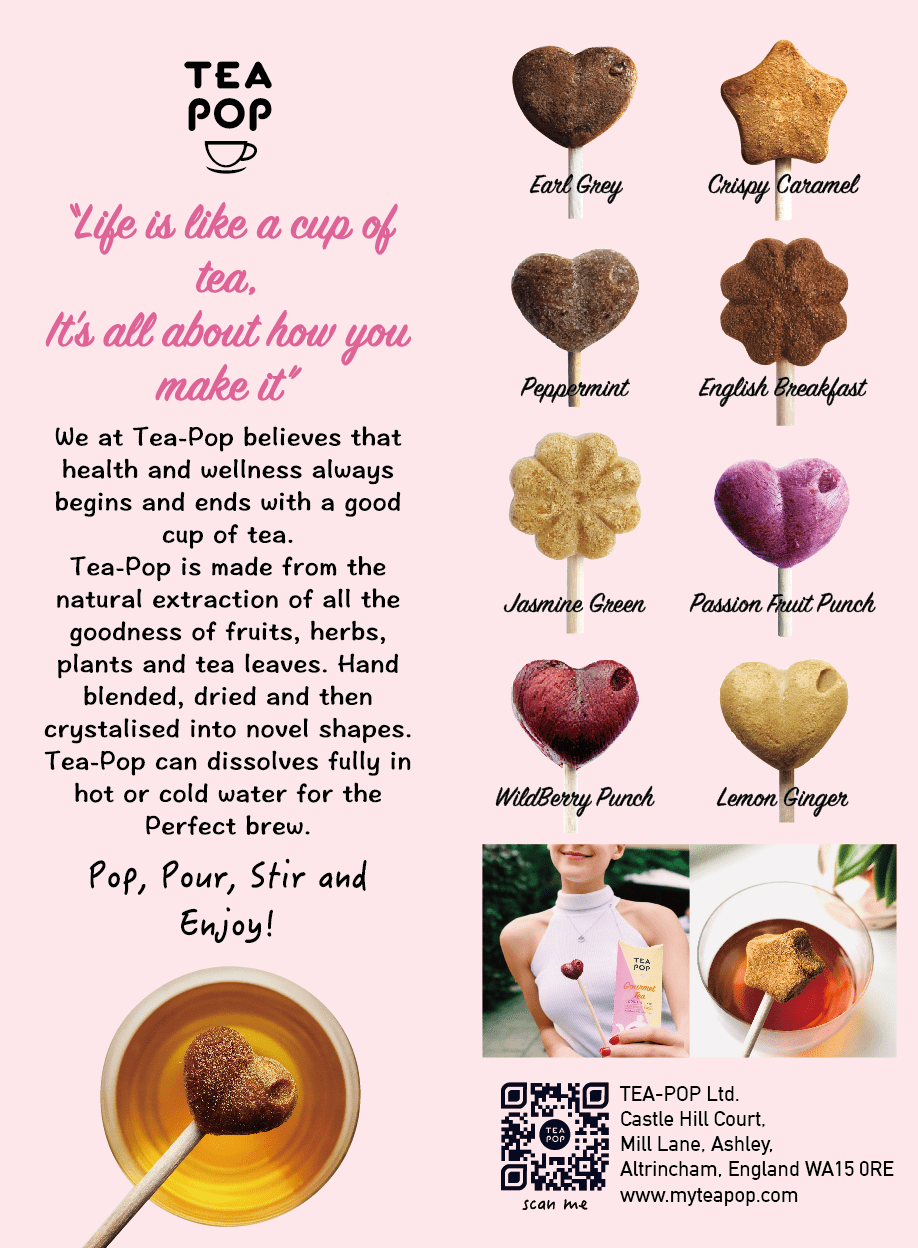 Villem Tea-Pop looduslik gurmeetee pulgal Apple-Berry 1 tk TeaPop