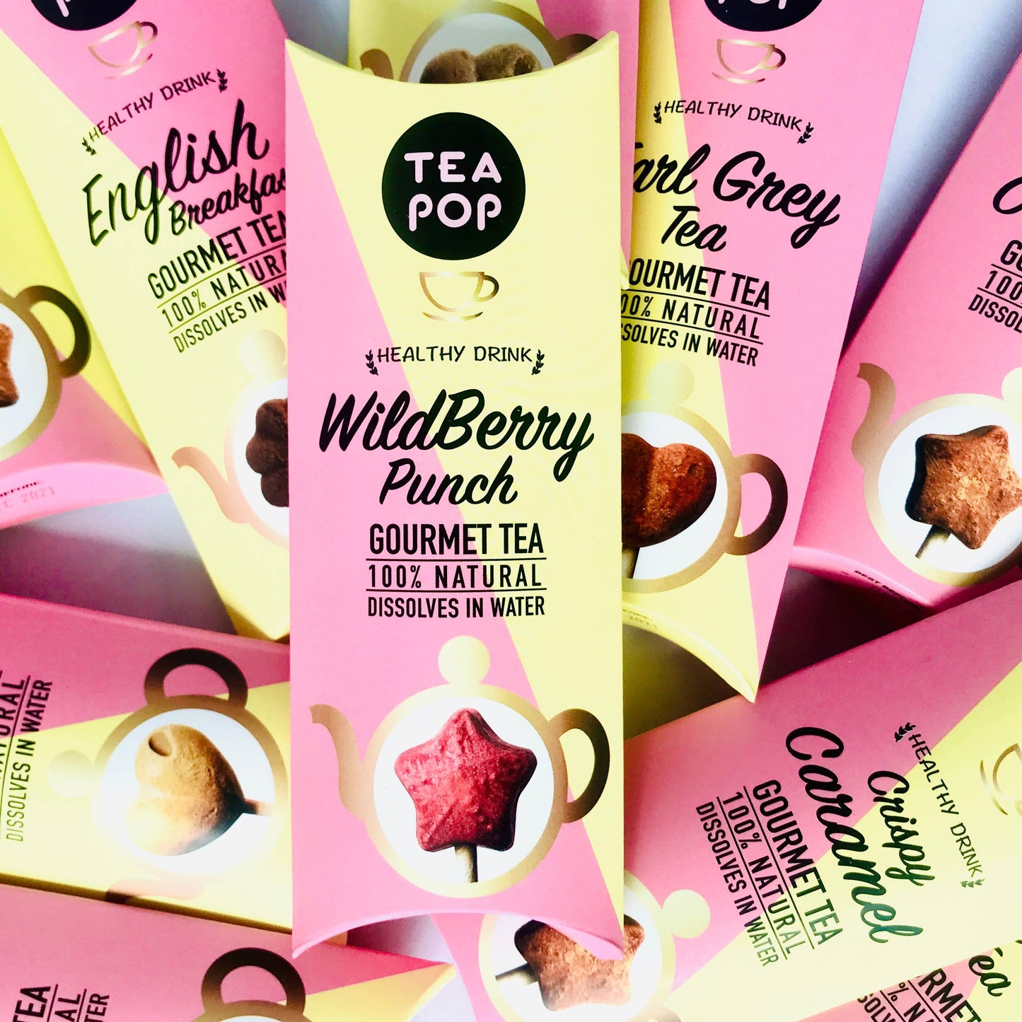 Villem Tea-Pop looduslik gurmeetee pulgal WildBerry 1 tk TeaPop