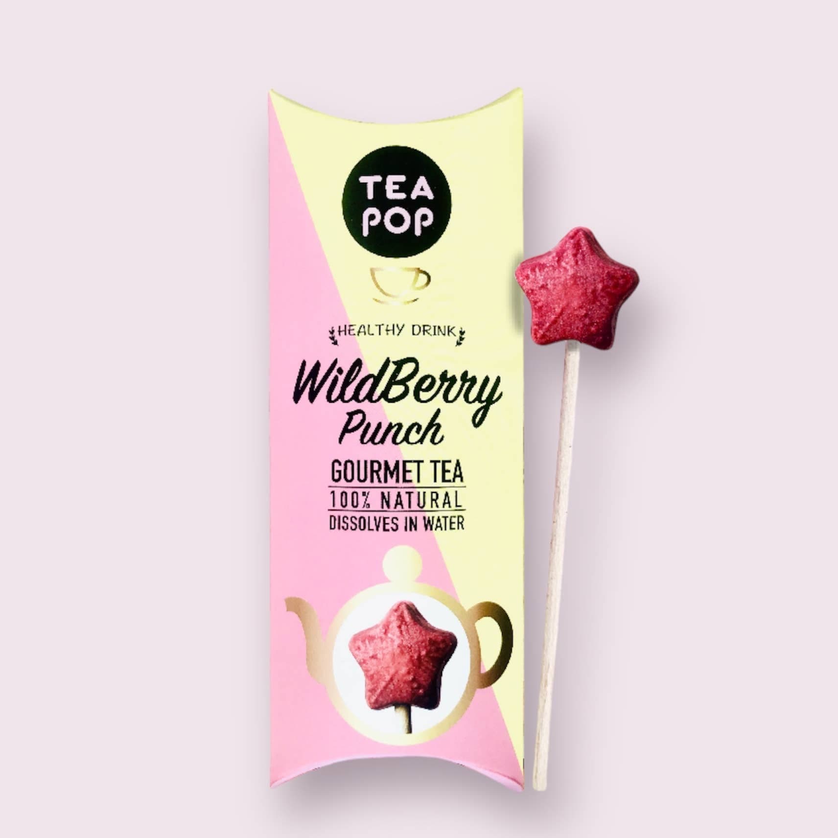 Villem Tea-Pop looduslik gurmeetee pulgal WildBerry 1 tk TeaPop
