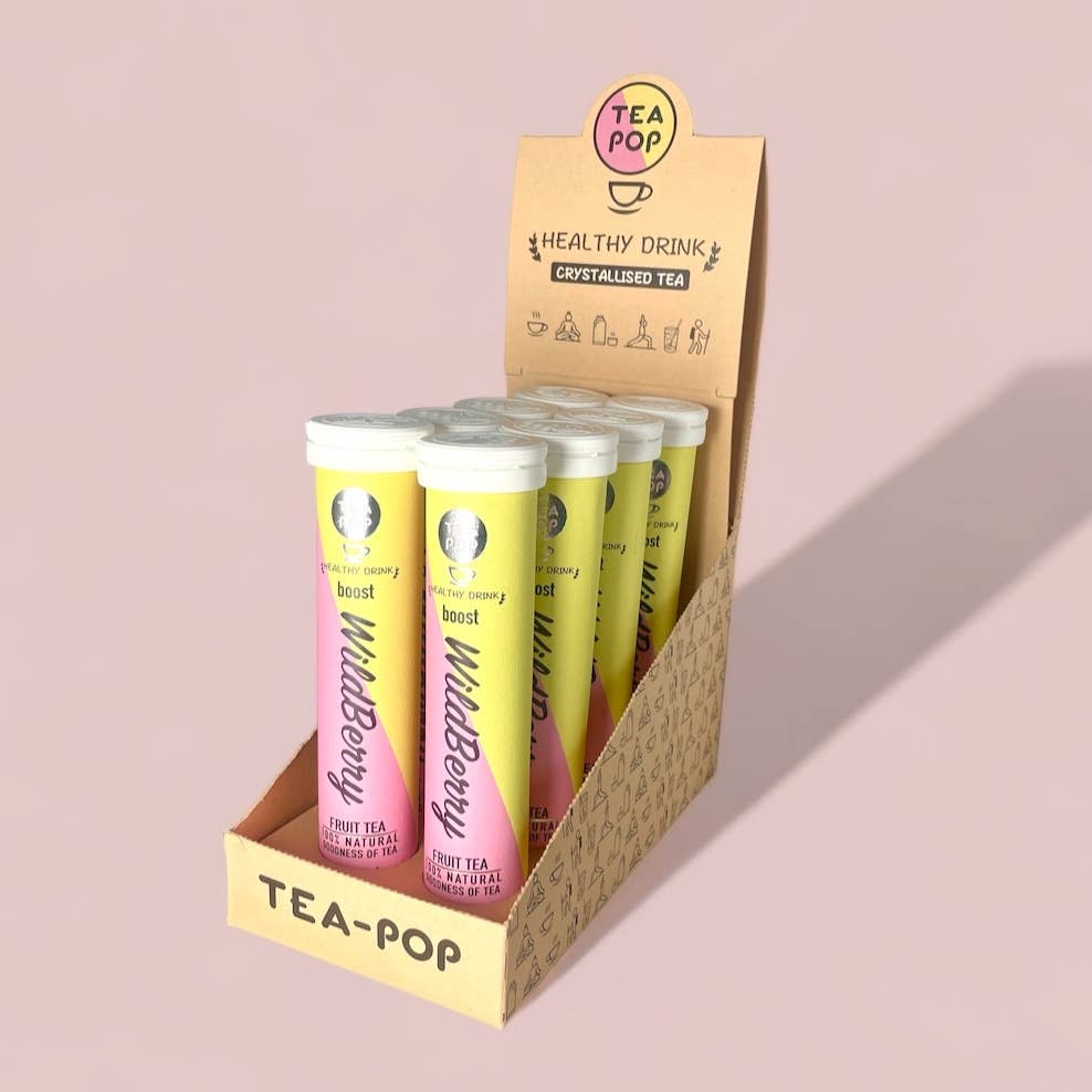 Villem Tea-Pop looduslik gurmeetee Wildberry 8 tk TeaPop