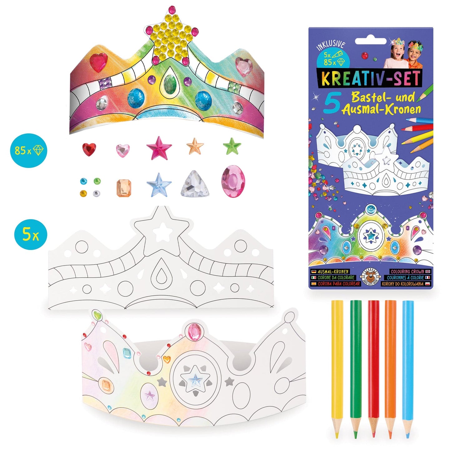 Villem Kroon kristallide ja pliiatsitega- meisterda ise 5tk TrendHaus