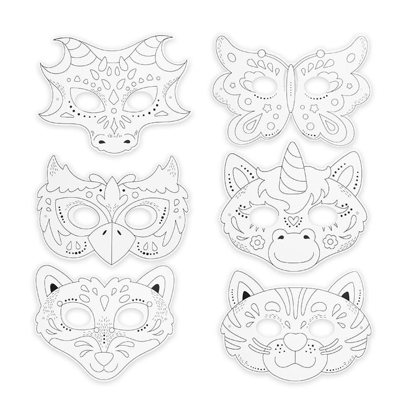 Villem Loomamaskide kristallide ja pliiatsitega- meisterda ise 5tk TrendHaus