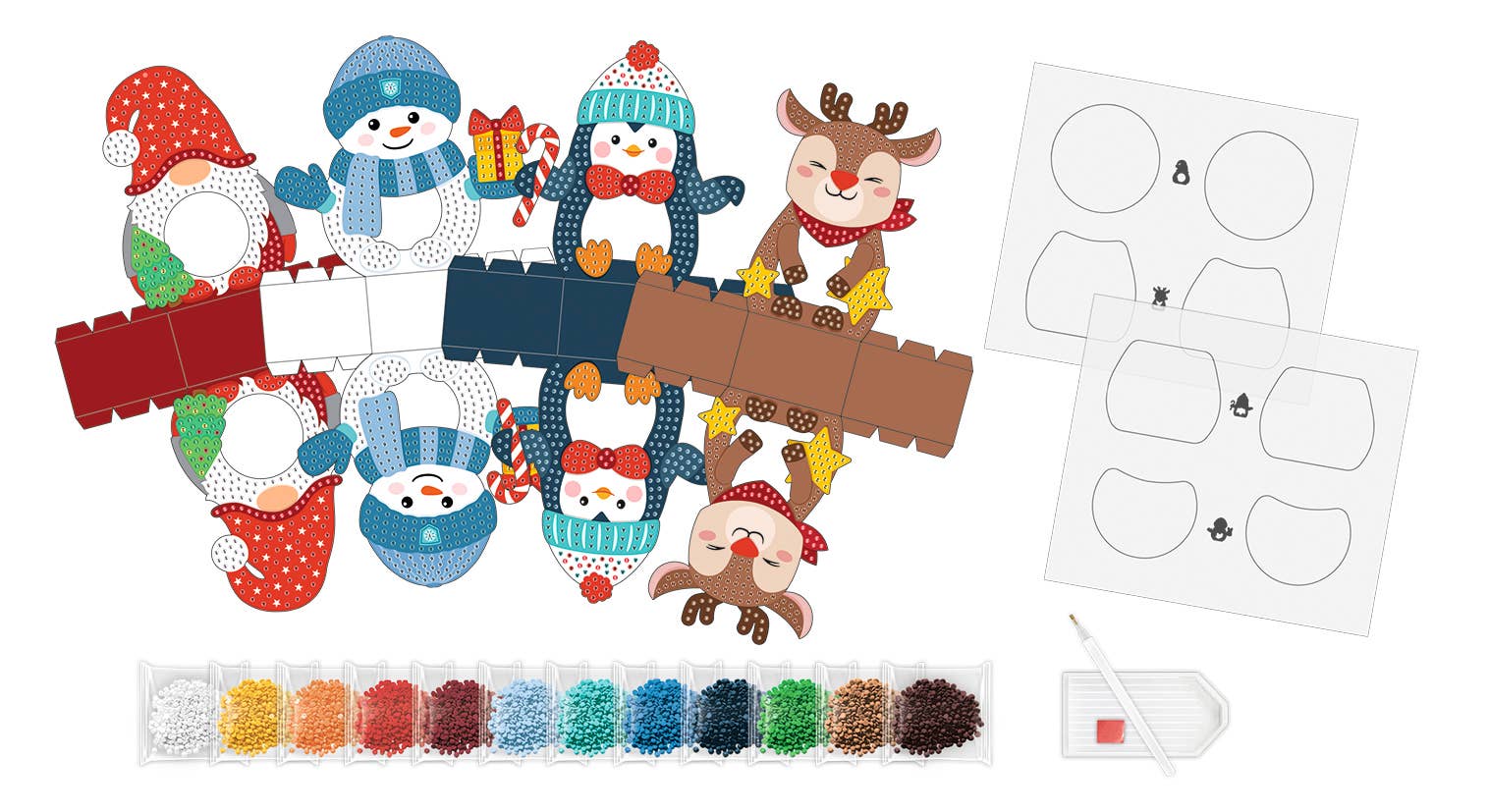 Villem Diamond Painting Mini Deco Lights "Winter" URSUS® / Buntpapierfabrik Ludwig Bähr GmbH & Co. KG