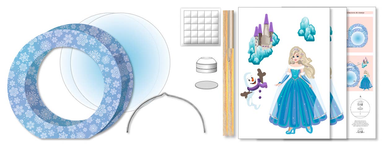 Villem Lantern craft kit (new) “Ice Princess” URSUS® / Buntpapierfabrik Ludwig Bähr GmbH & Co. KG