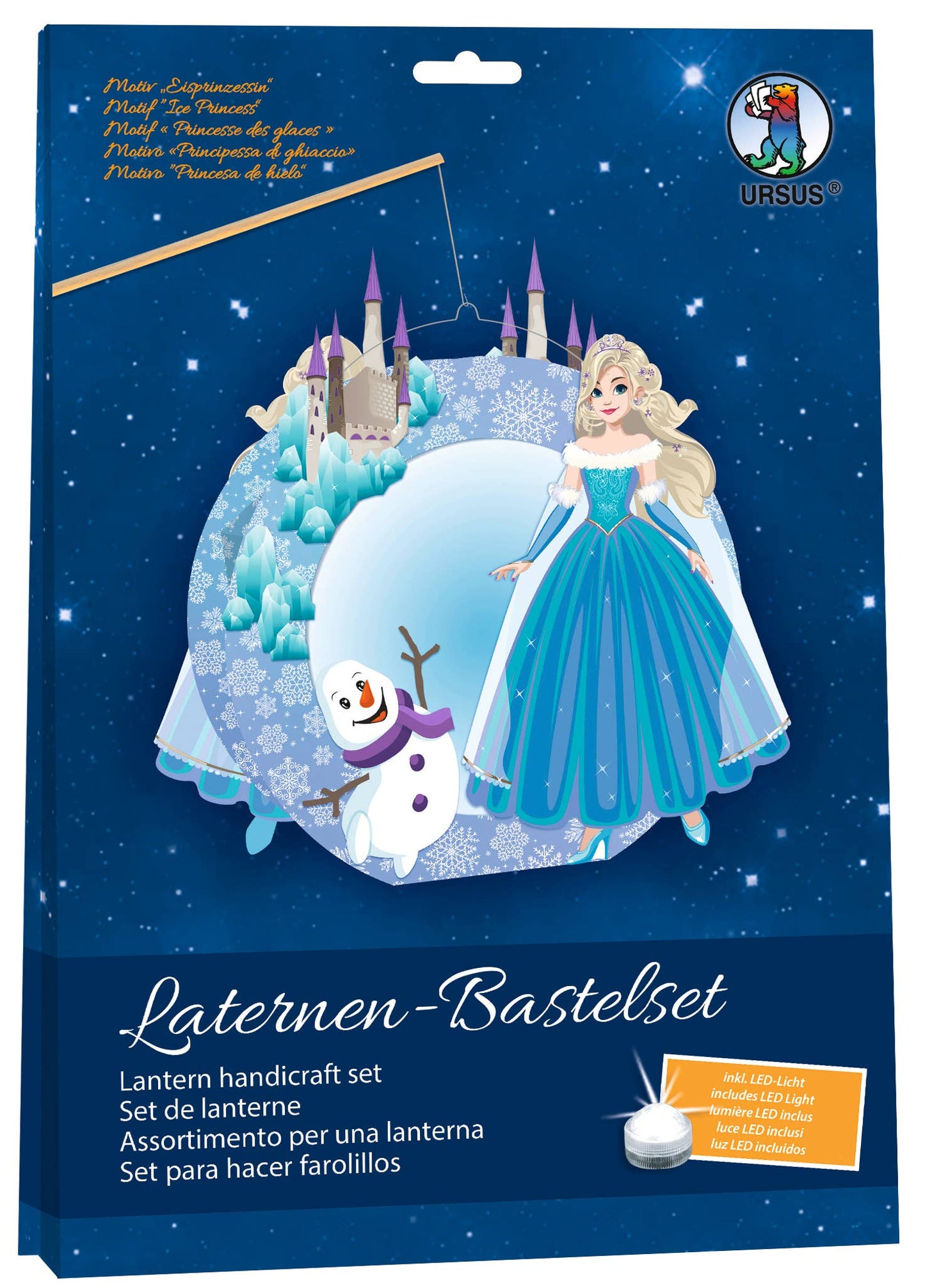 Villem Lantern craft kit (new) “Ice Princess” URSUS® / Buntpapierfabrik Ludwig Bähr GmbH & Co. KG