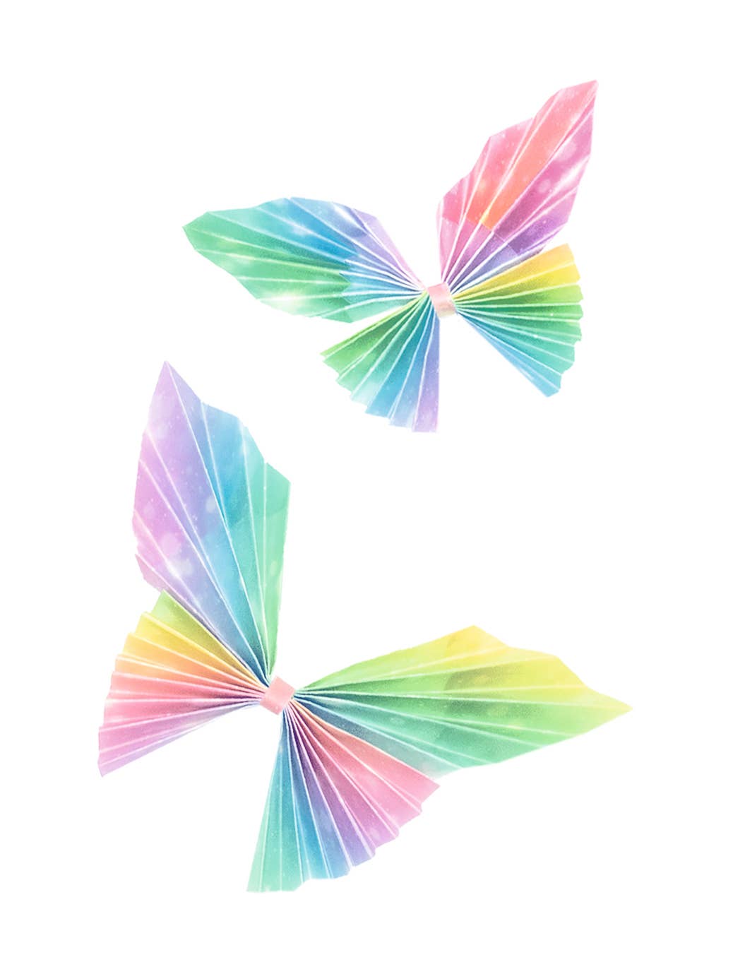 Villem Transparent leaflets “Fairy Dust”, 15 x 15 cm URSUS® / Buntpapierfabrik Ludwig Bähr GmbH & Co. KG