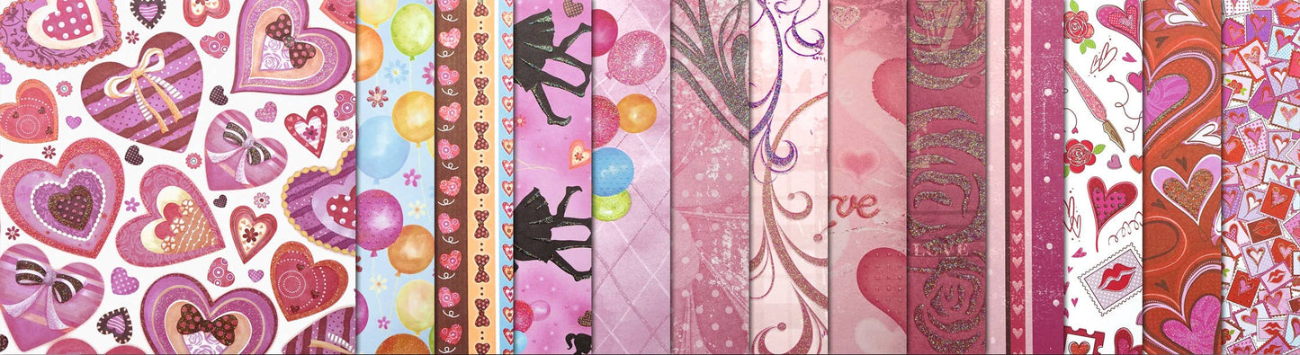 Villem Design Paper Pack Glitter "Love" URSUS®