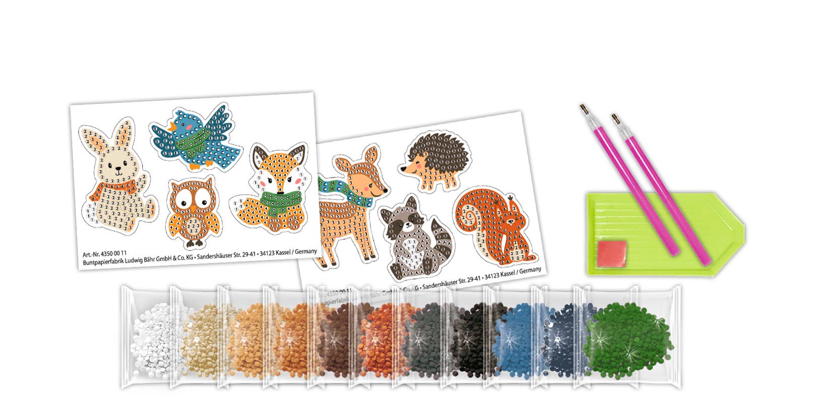 Villem Diamond painting sticker “Woodland” URSUS®