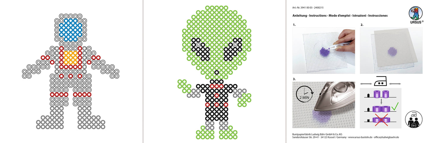 Villem Iron-on bead set "Galaxy" URSUS®