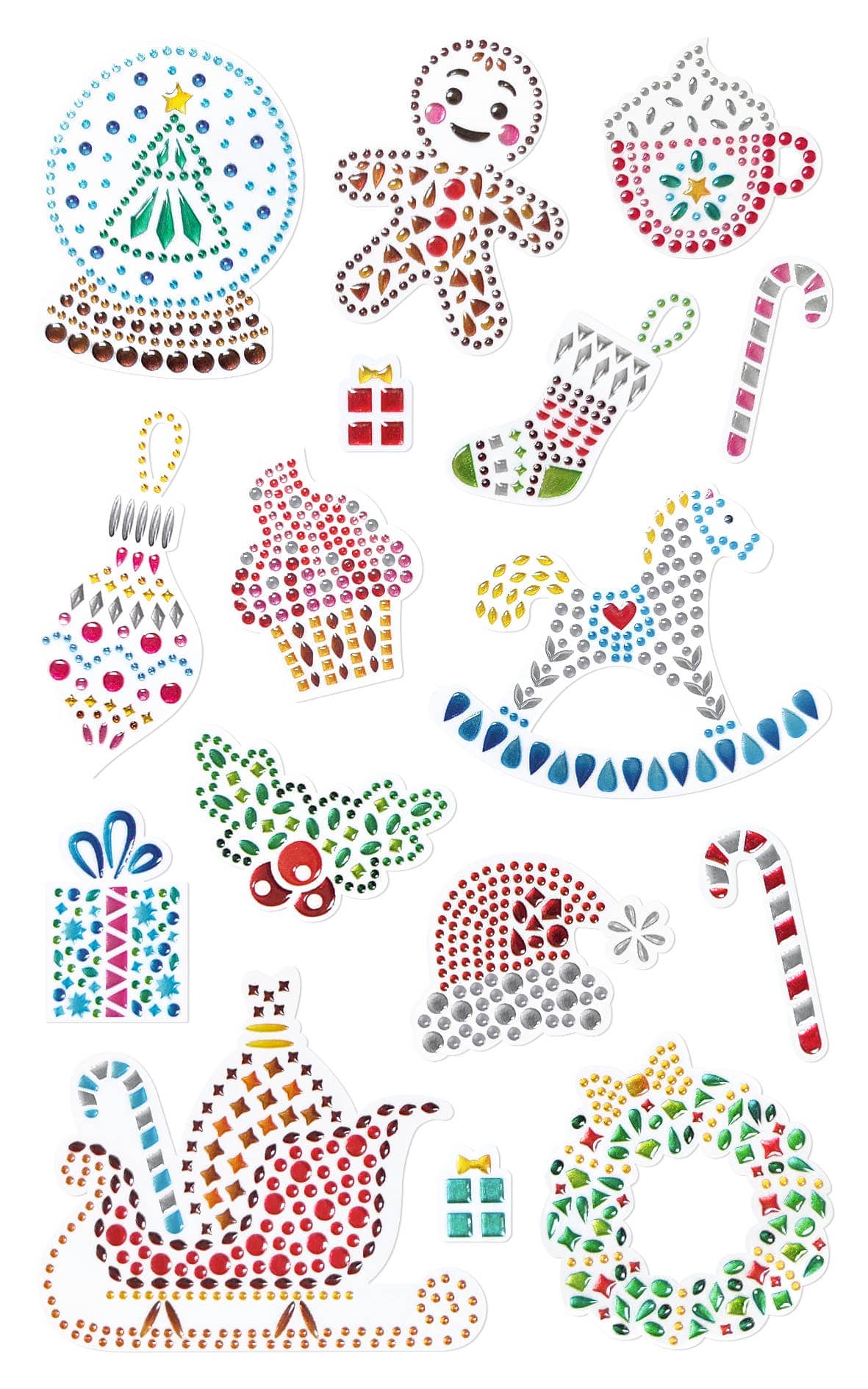 Villem Jõuluteemalised kristallkleebised 16 tk URSUS®