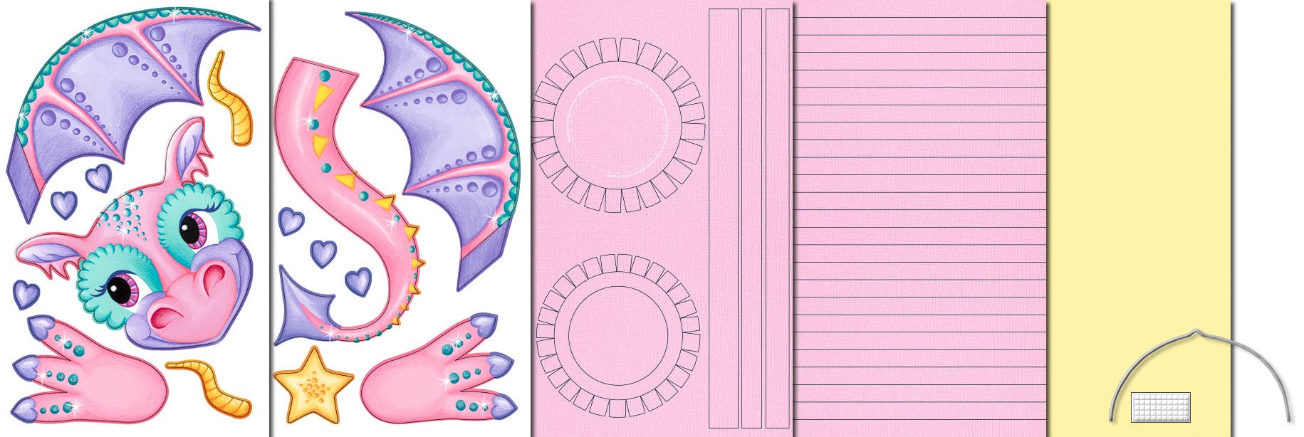 Villem Lantern craft kit (landscape) “Dragon Lady” URSUS®