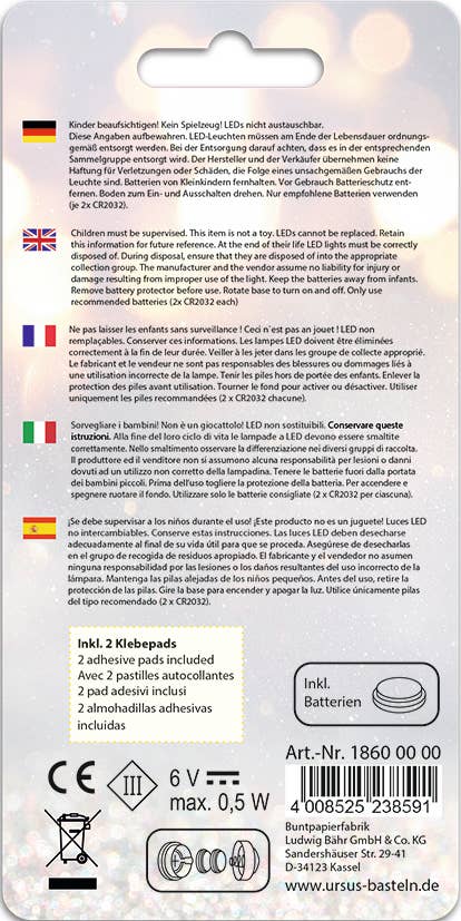 Villem LED-tuled 2 tk URSUS®