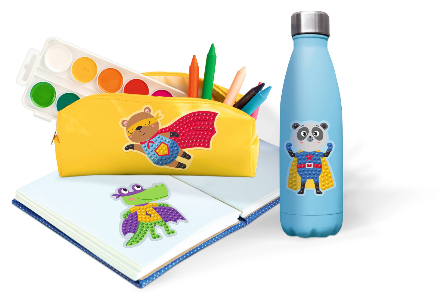 Villem Teemantmosaiigi kleebiste loovkomplekt - Superkangelased URSUS®