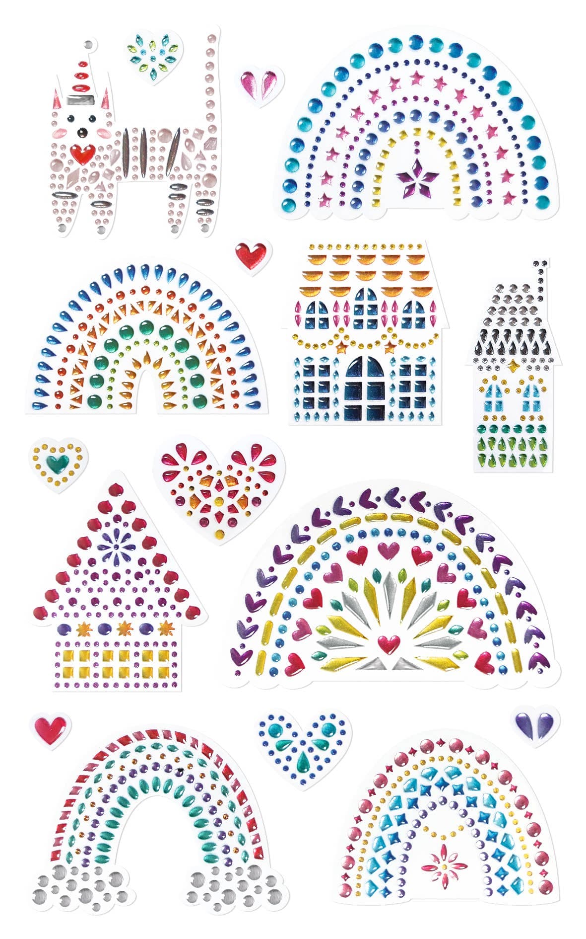 Villem Vikerkaared kristallkleebised 17 tk URSUS®