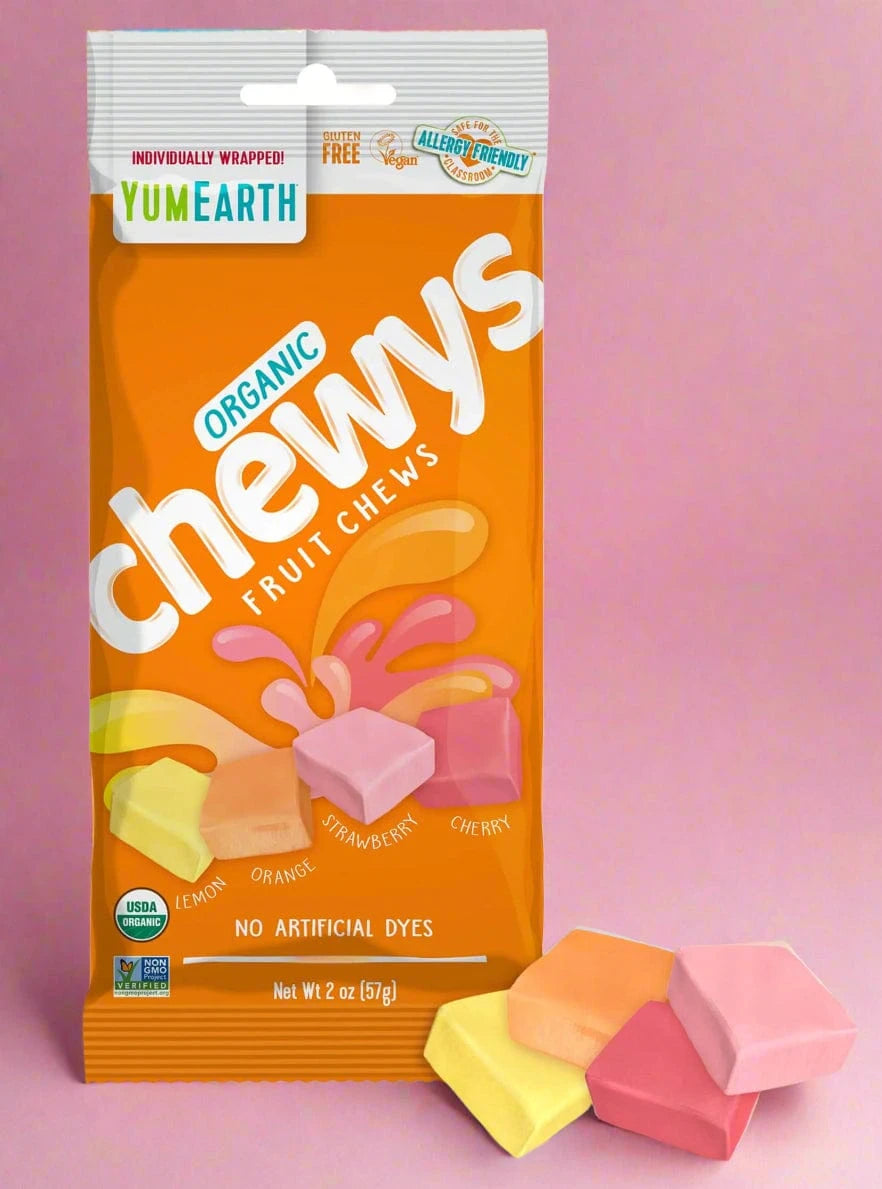 Villem YumEarth närimiskommid Chewys 57g YumEarth